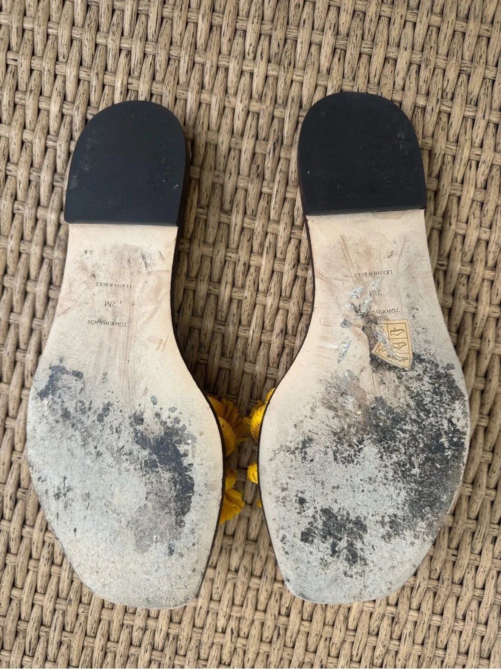 Tory Burch Rope Flat Slide - Used